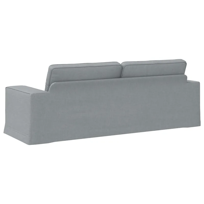 Sofa Šviesiai pilka 222 x 80 x 82 cm audinys