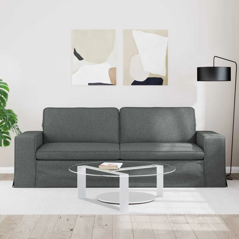 Sofa Tamsiai pilka 222 x 80 x 82 cm audinys