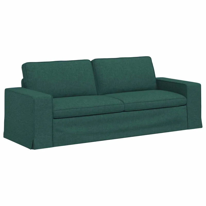 Sofa Tamsiai žalia 222 x 80 x 82 cm audinys