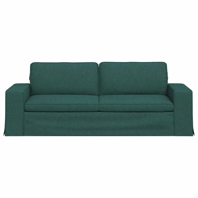 Sofa Tamsiai žalia 222 x 80 x 82 cm audinys