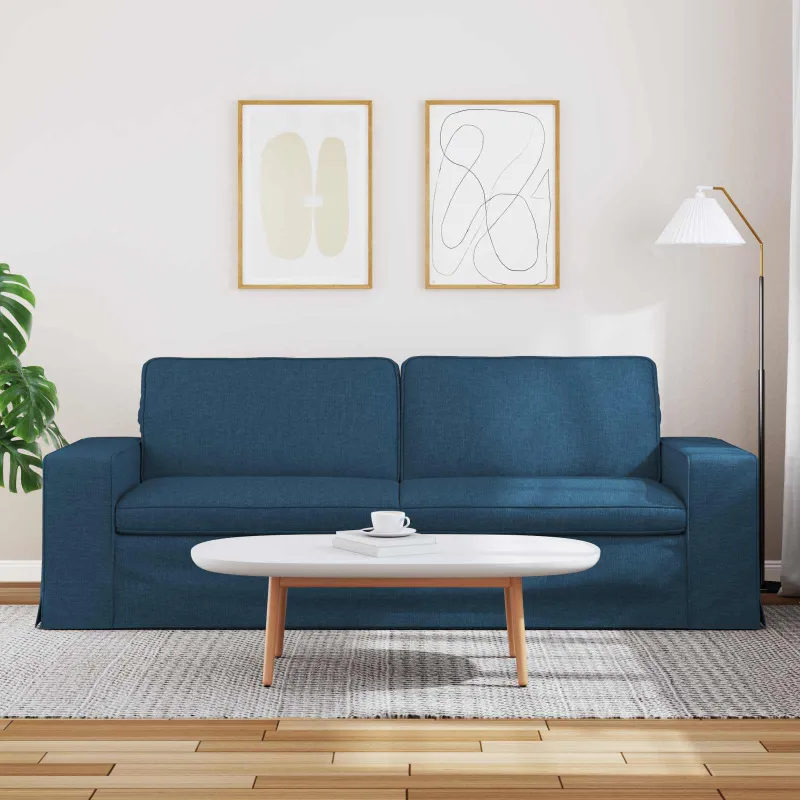 Sofa Mėlyna 222 x 80 x 82 cm audinys