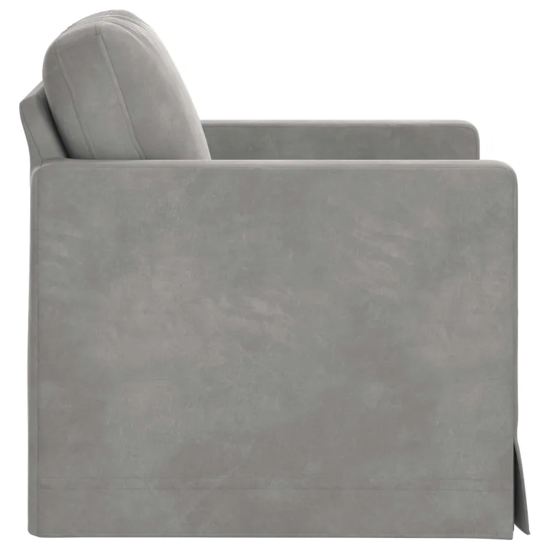 Sofa Šviesiai pilka 78 x 78 x 80 cm Aksomas