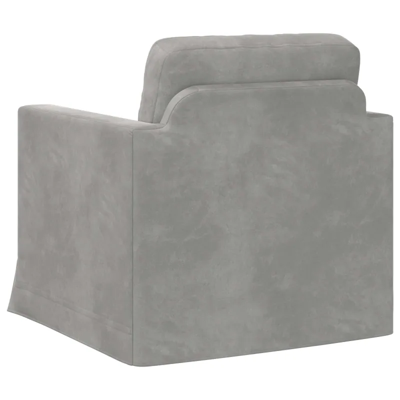 Sofa Šviesiai pilka 78 x 78 x 80 cm Aksomas