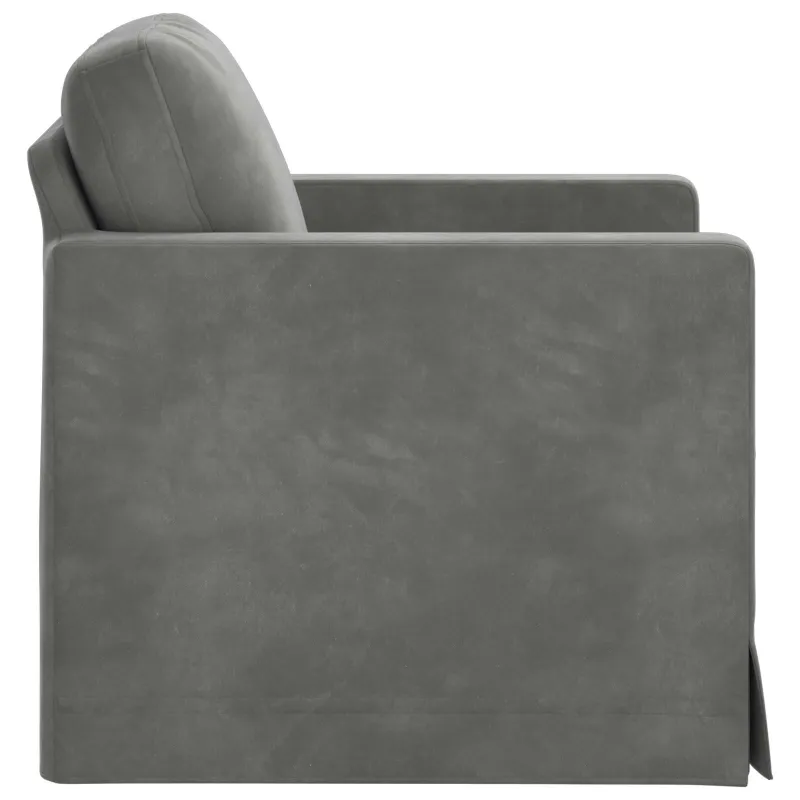 Sofa Tamsiai pilka 78 x 78 x 80 cm Aksomas