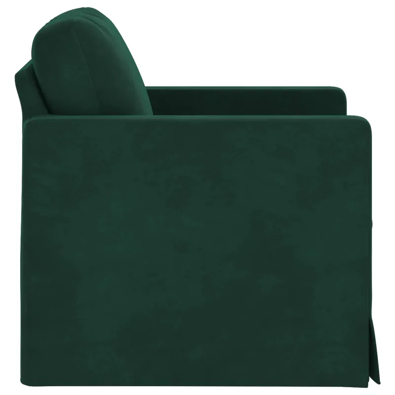 Sofa Tamsiai žalia 78 x 78 x 80 cm Aksomas
