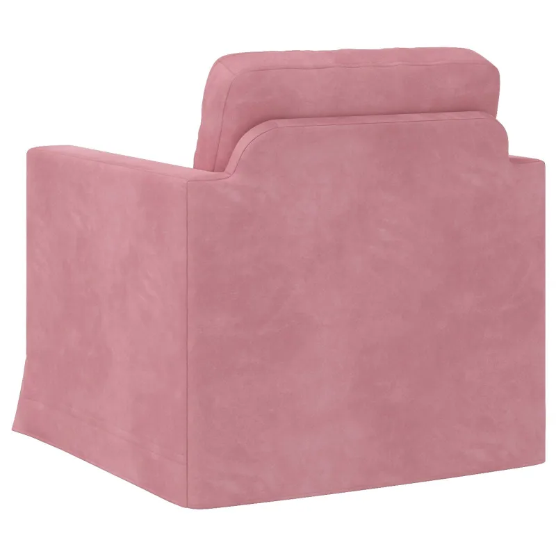 Sofa Rožinė 78 x 78 x 80 cm Aksomas