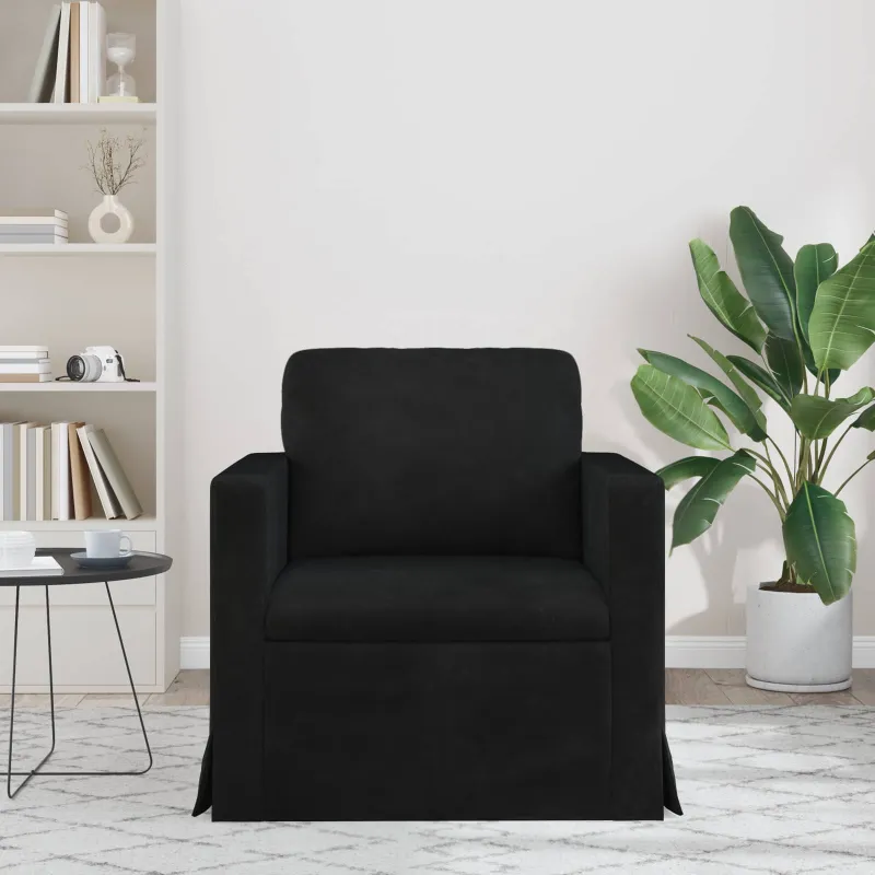 Sofa Juoda 78 x 78 x 80 cm Aksomas
