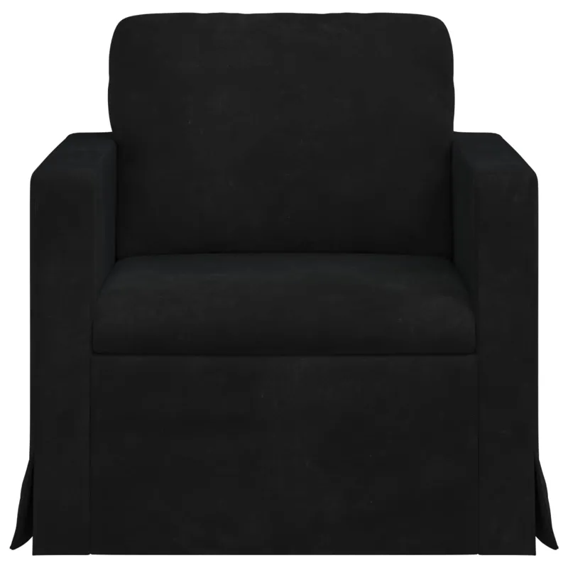 Sofa Juoda 78 x 78 x 80 cm Aksomas
