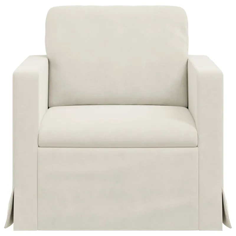 Sofa Kreminė 78 x 78 x 80 cm Aksomas