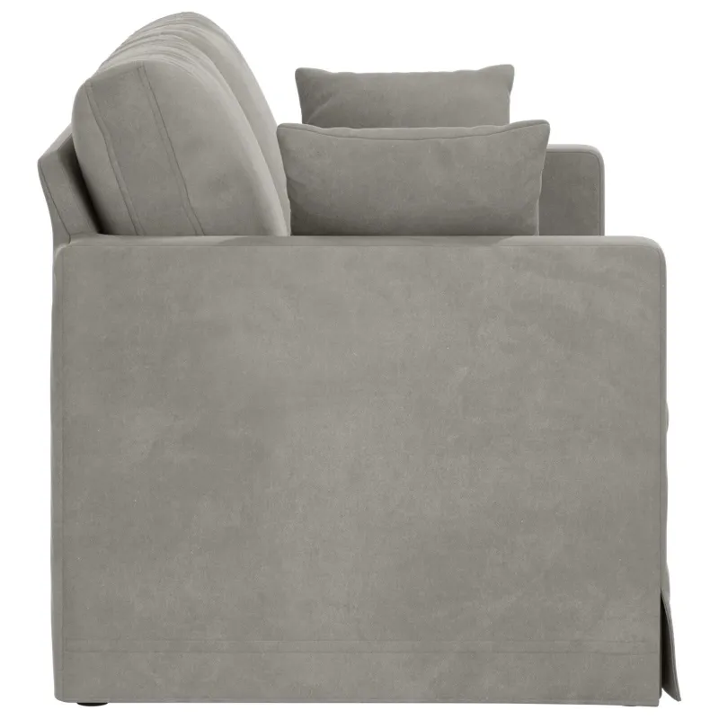 Sofa Šviesiai pilka 138 x 78 x 80 cm Aksomas