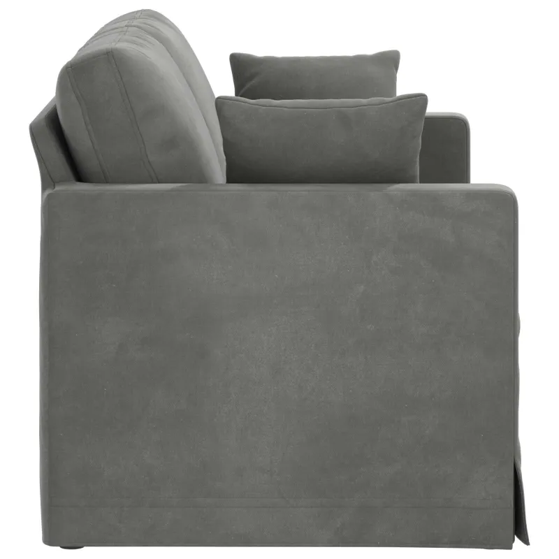 Sofa Tamsiai pilka 138 x 78 x 80 cm Aksomas