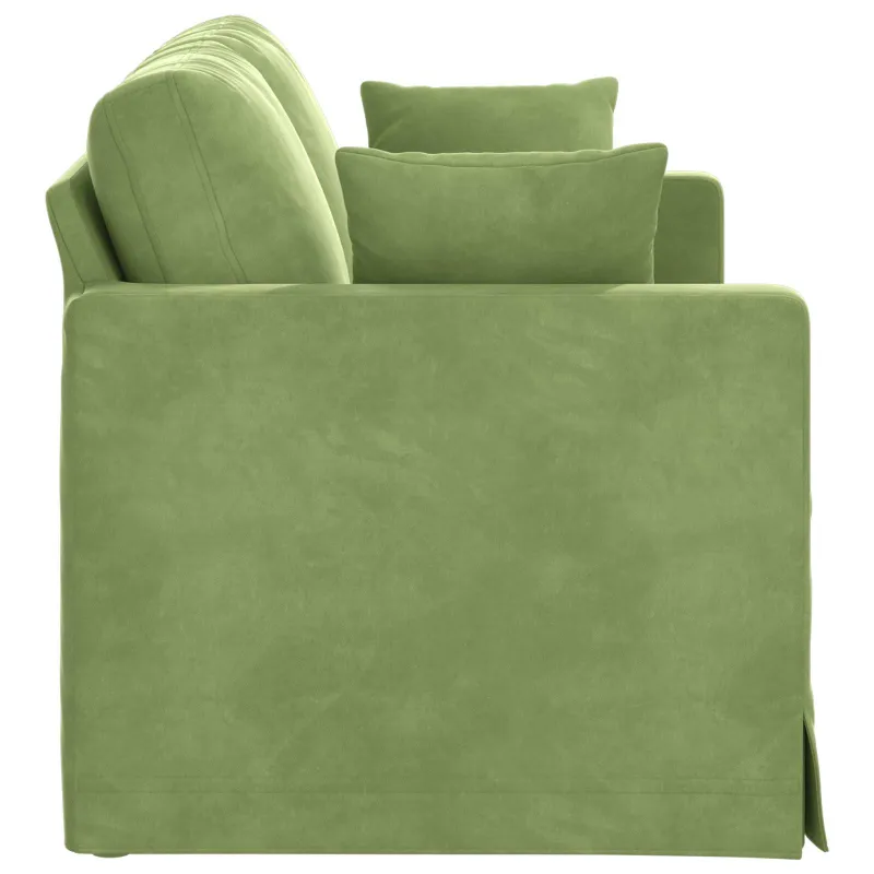 Sofa Šviesiai žalia 138 x 78 x 80 cm Aksomas