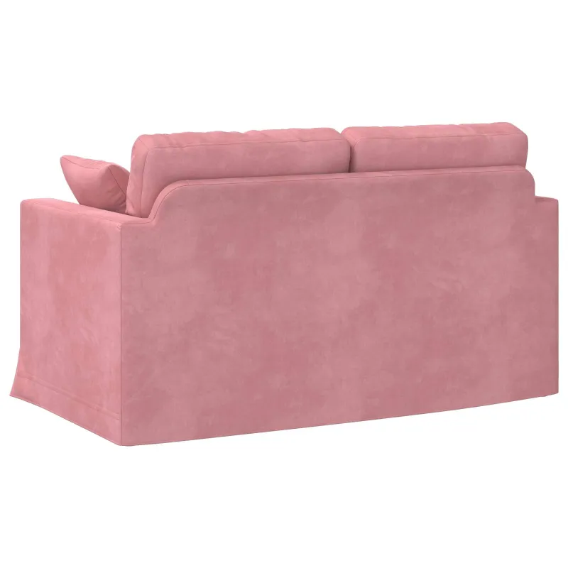 Sofa Rožinė 138 x 78 x 80 cm Aksomas