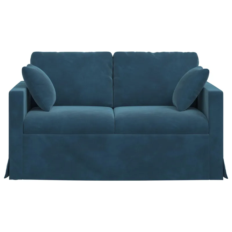 Sofa Mėlyna 138 x 78 x 80 cm Aksomas