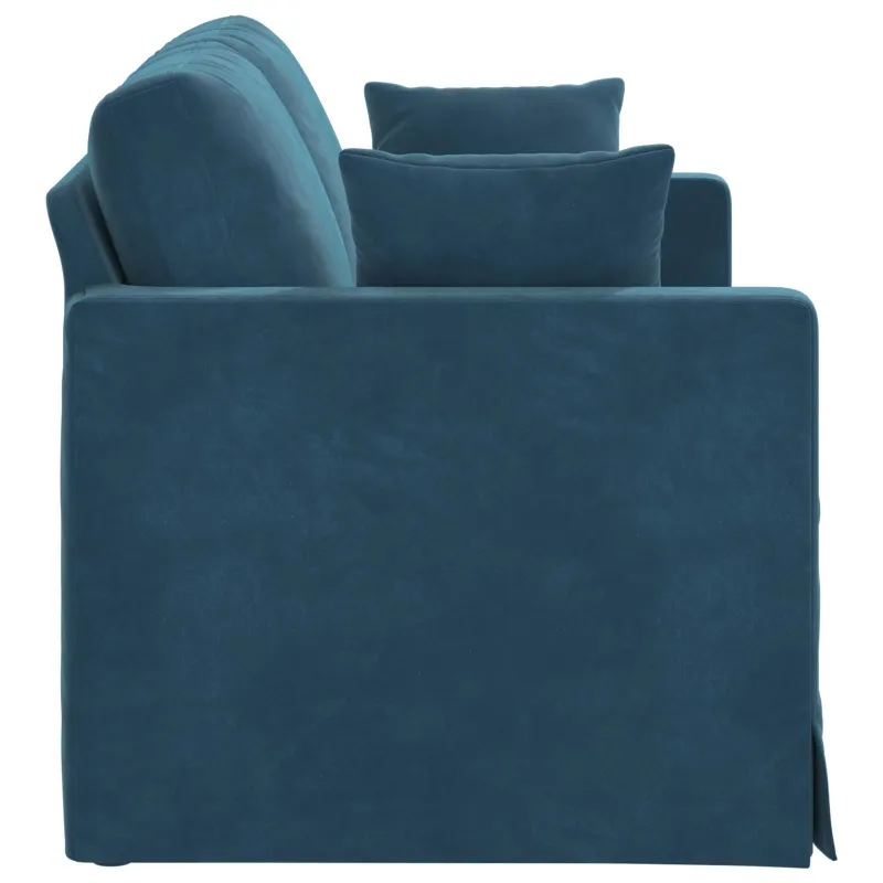 Sofa Mėlyna 138 x 78 x 80 cm Aksomas