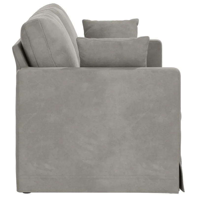 Sofa Šviesiai pilka 158 x 78 x 80 cm Aksomas