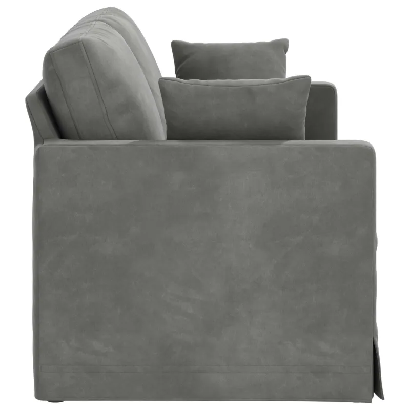 Sofa Tamsiai pilka 158 x 78 x 80 cm Aksomas