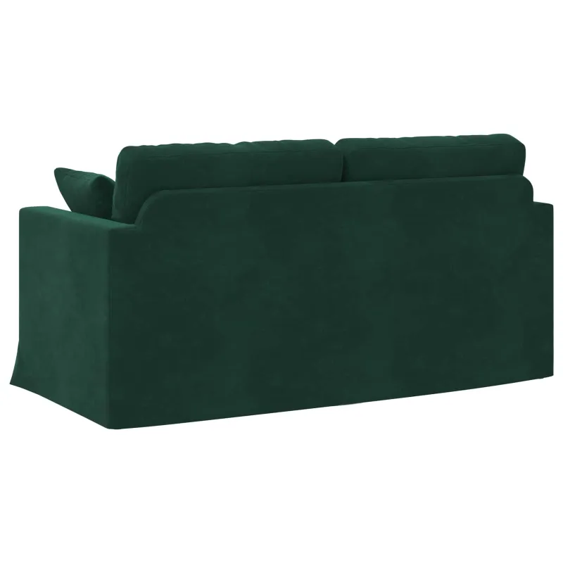 Sofa Tamsiai žalia 158 x 78 x 80 cm Aksomas