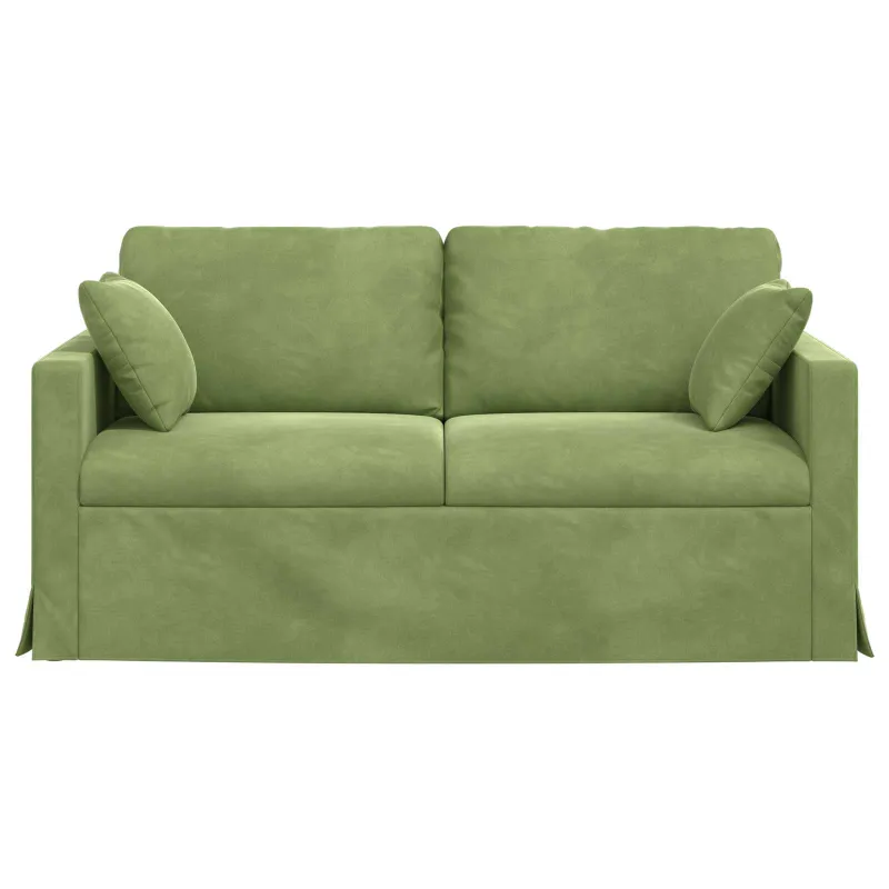 Sofa Šviesiai žalia 158 x 78 x 80 cm Aksomas