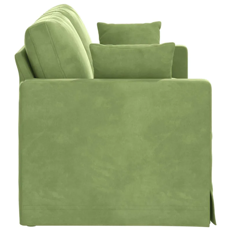 Sofa Šviesiai žalia 158 x 78 x 80 cm Aksomas