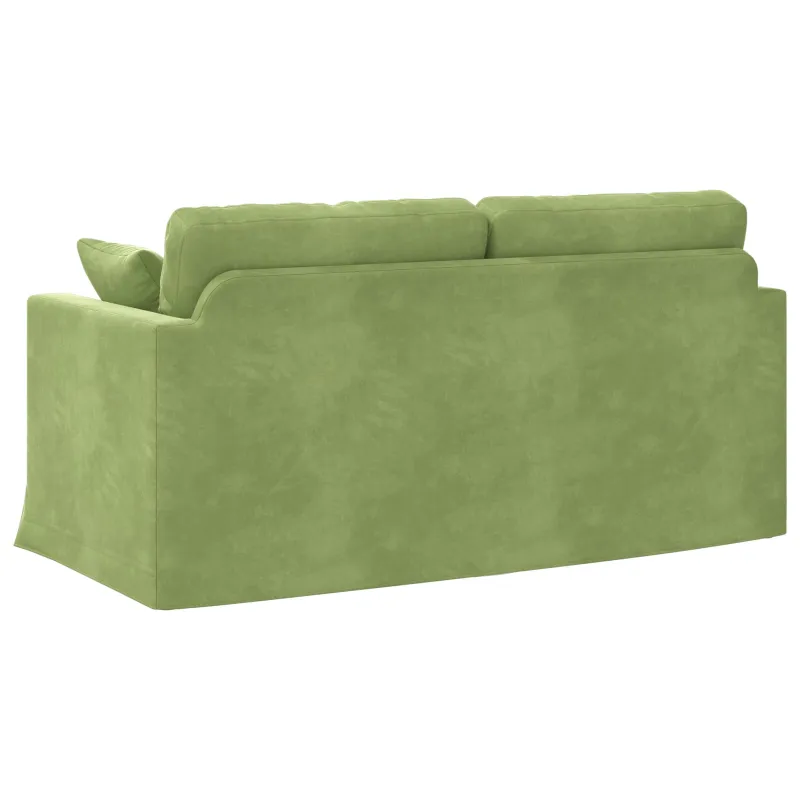 Sofa Šviesiai žalia 158 x 78 x 80 cm Aksomas