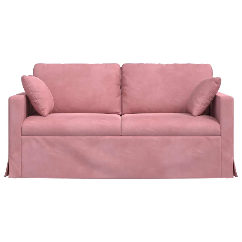 Sofa Rožinė 158 x 78 x 80 cm Aksomas