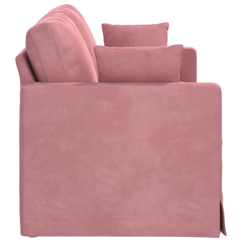 Sofa Rožinė 158 x 78 x 80 cm Aksomas