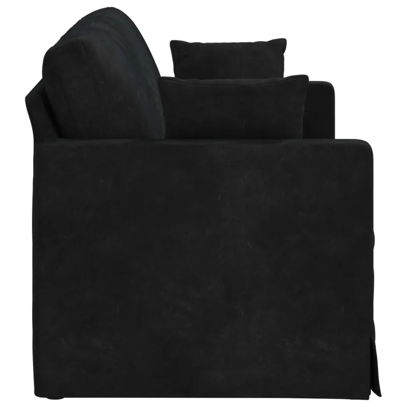 Sofa Juoda 158 x 78 x 80 cm Aksomas