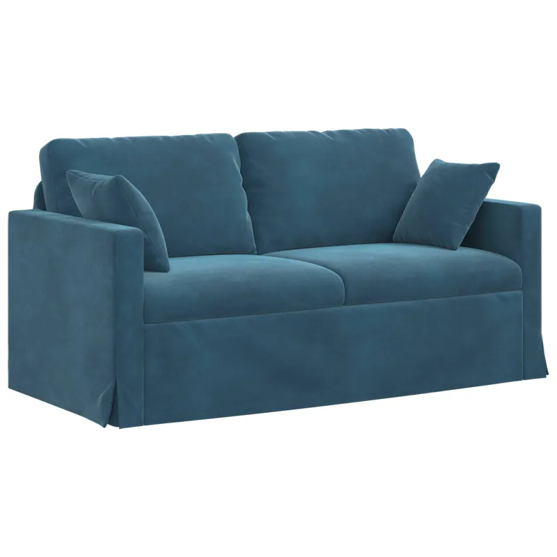 Sofa Mėlyna 158 x 78 x 80 cm Aksomas