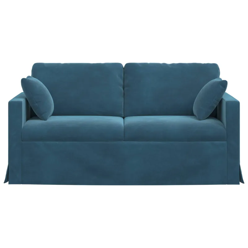 Sofa Mėlyna 158 x 78 x 80 cm Aksomas