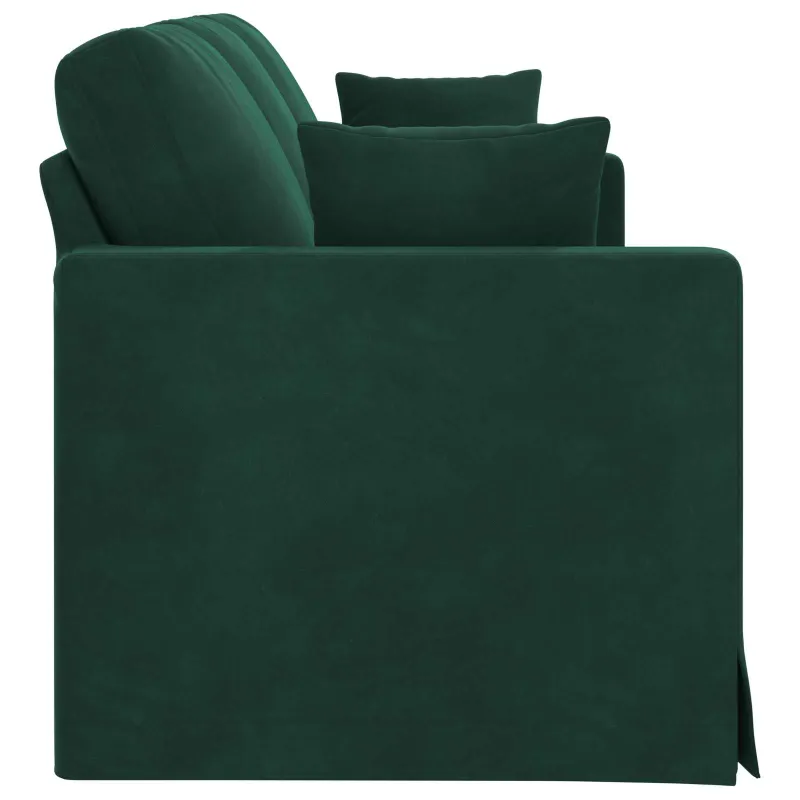 Sofa Tamsiai žalia 198 x 78 x 80 cm Aksomas