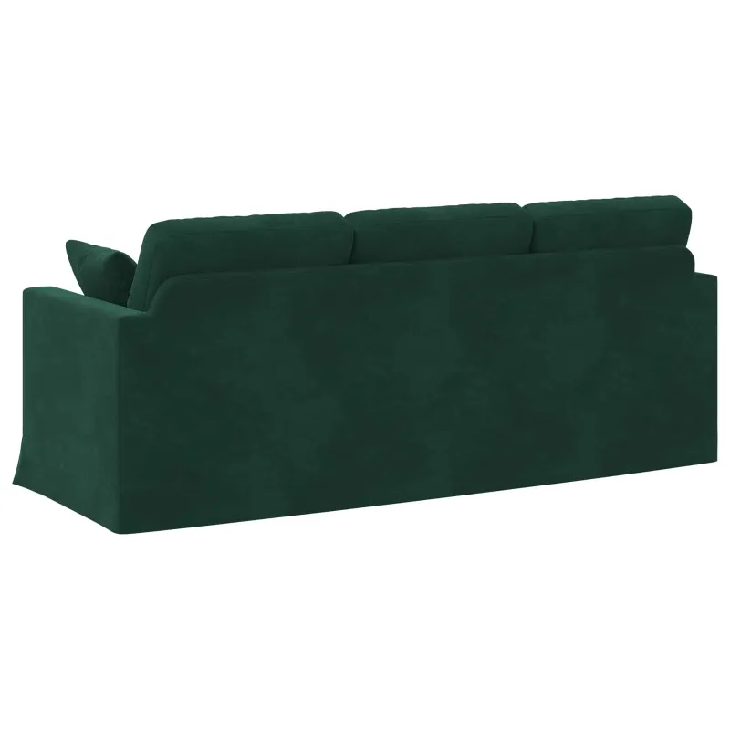 Sofa Tamsiai žalia 198 x 78 x 80 cm Aksomas