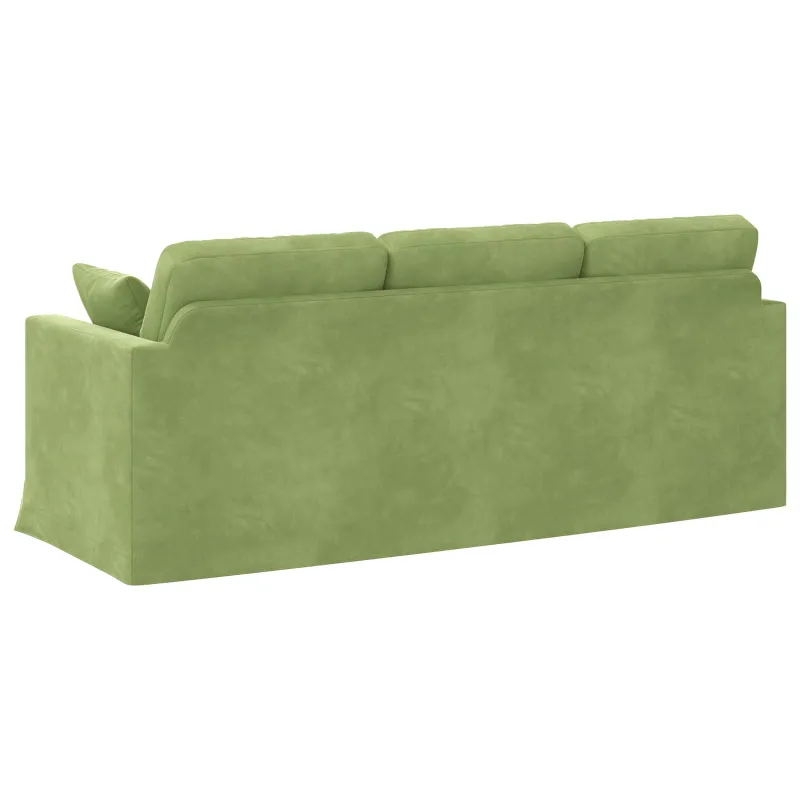 Sofa Šviesiai žalia 198 x 78 x 80 cm Aksomas