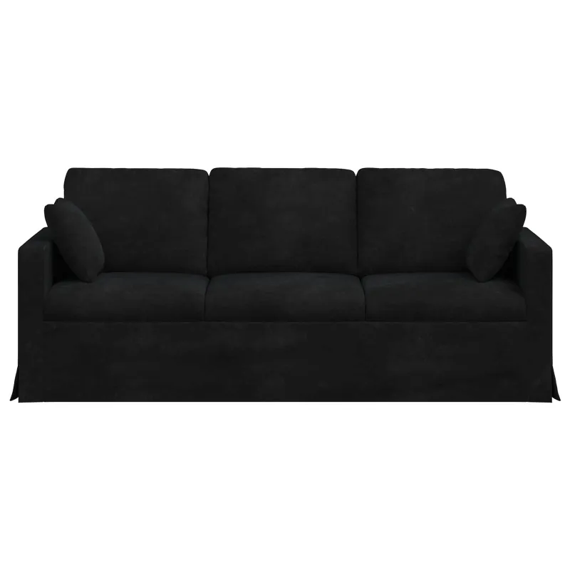 Sofa Juoda 198 x 78 x 80 cm Aksomas