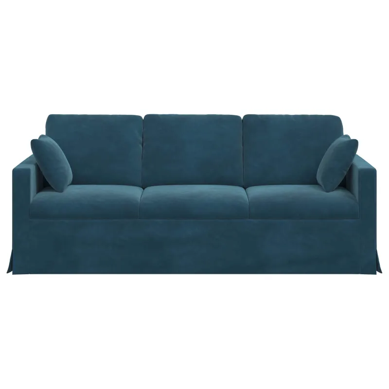 Sofa Mėlyna 198 x 78 x 80 cm Aksomas