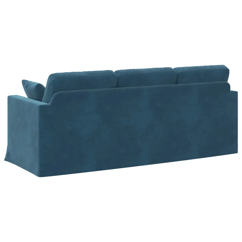 Sofa Mėlyna 198 x 78 x 80 cm Aksomas