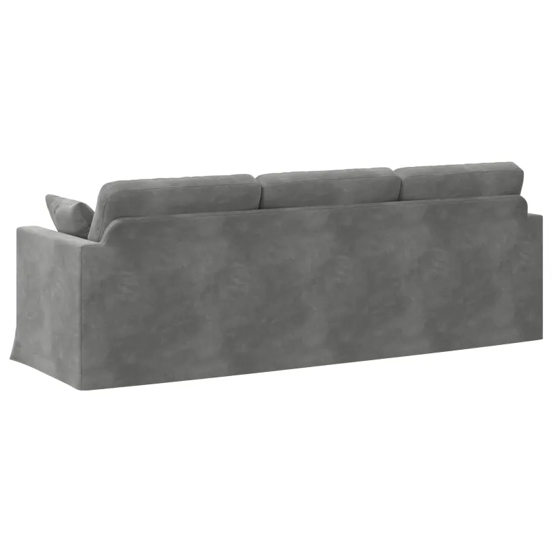 Sofa Tamsiai pilka 228 x 78 x 80 cm Aksomas
