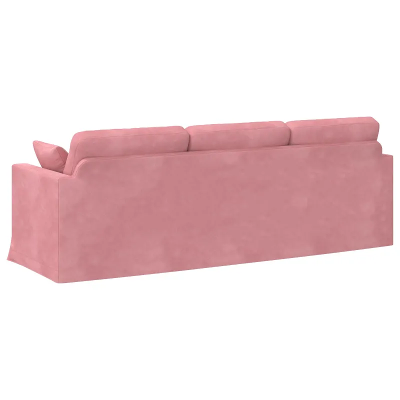 Sofa Rožinė 228 x 78 x 80 cm Aksomas