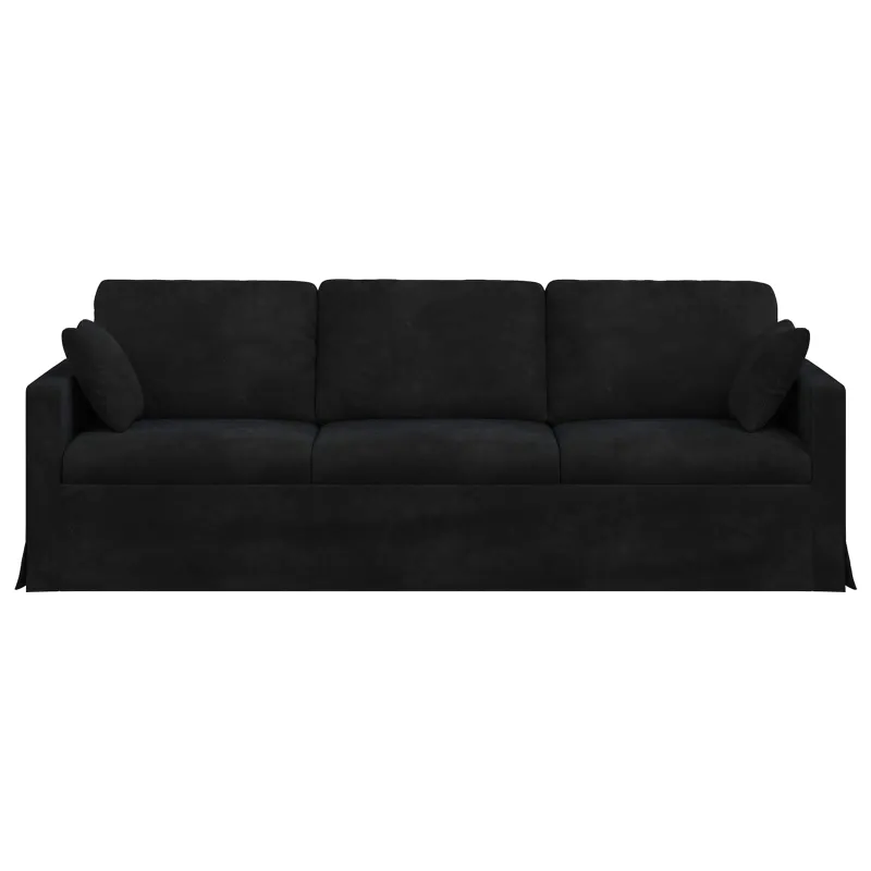 Sofa Juoda 228 x 78 x 80 cm Aksomas