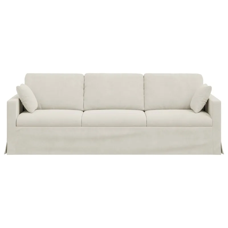Sofa Kreminė 228 x 78 x 80 cm Aksomas