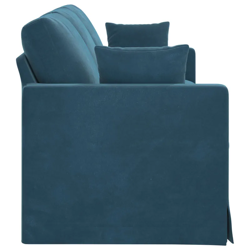 Sofa Mėlyna 228 x 78 x 80 cm Aksomas
