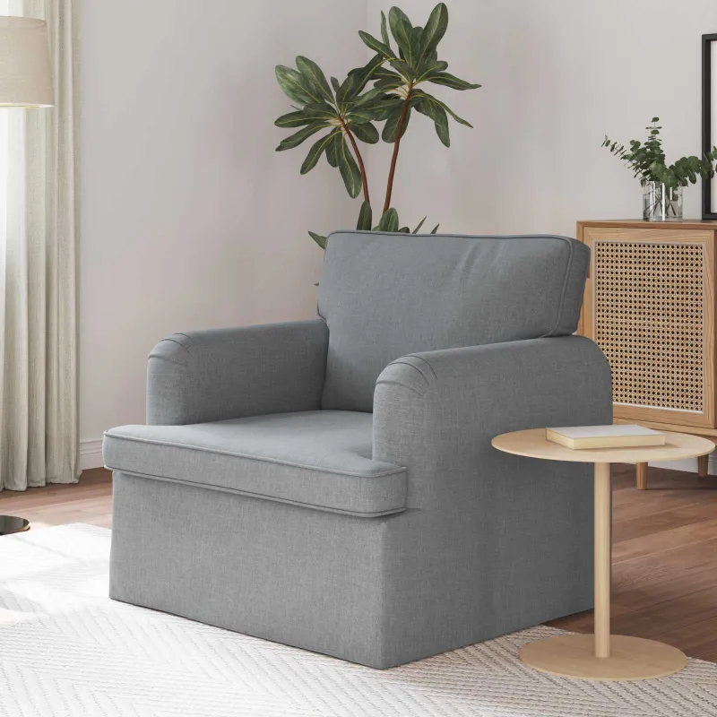 Sofa Šviesiai pilka 84 x 80 x 85 cm audinys