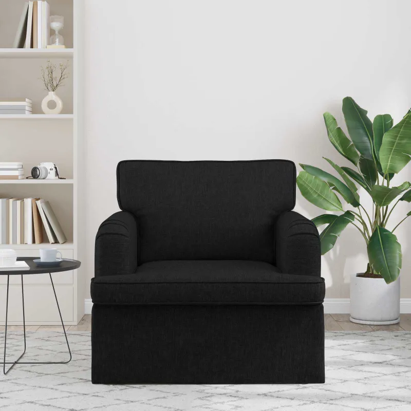 Sofa Juoda 84 x 80 x 85 cm audinys