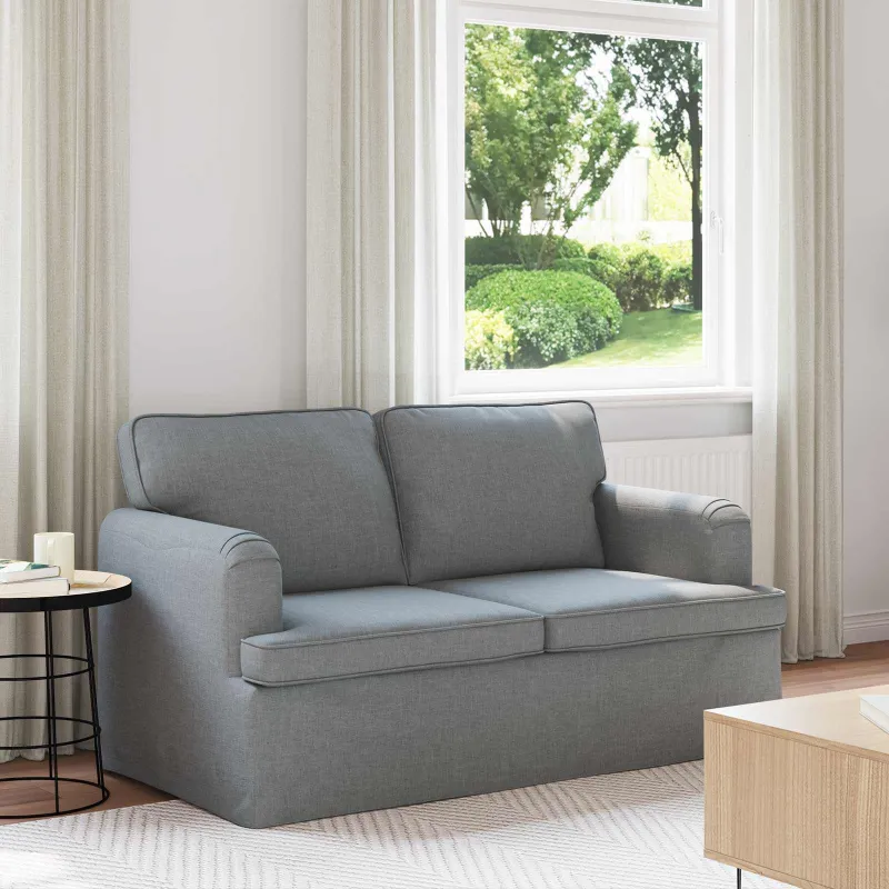 Sofa Šviesiai pilka 144 x 80 x 85 cm audinys