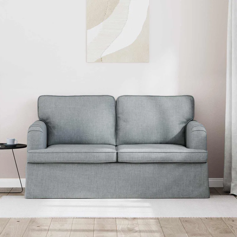 Sofa Šviesiai pilka 144 x 80 x 85 cm audinys