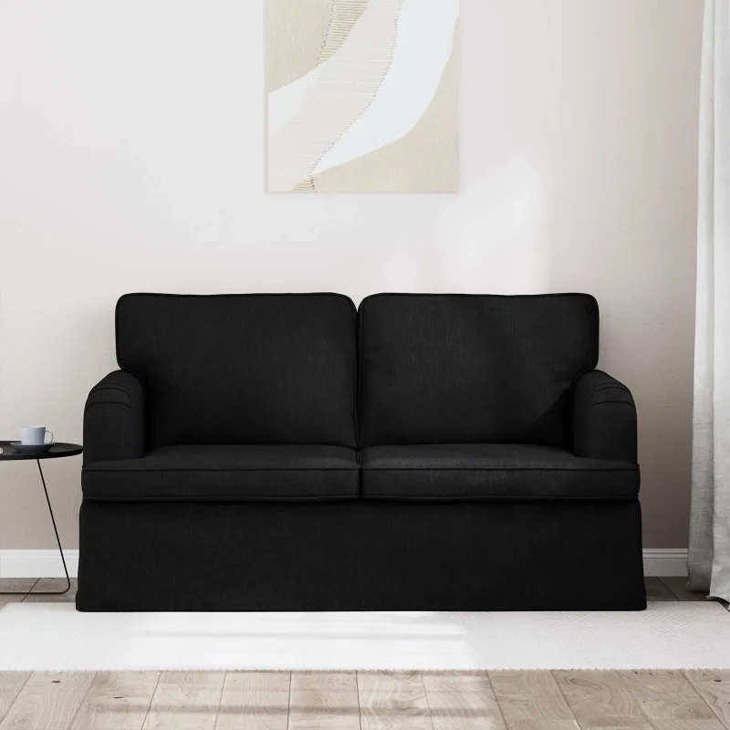 Sofa Juoda 144 x 80 x 85 cm audinys
