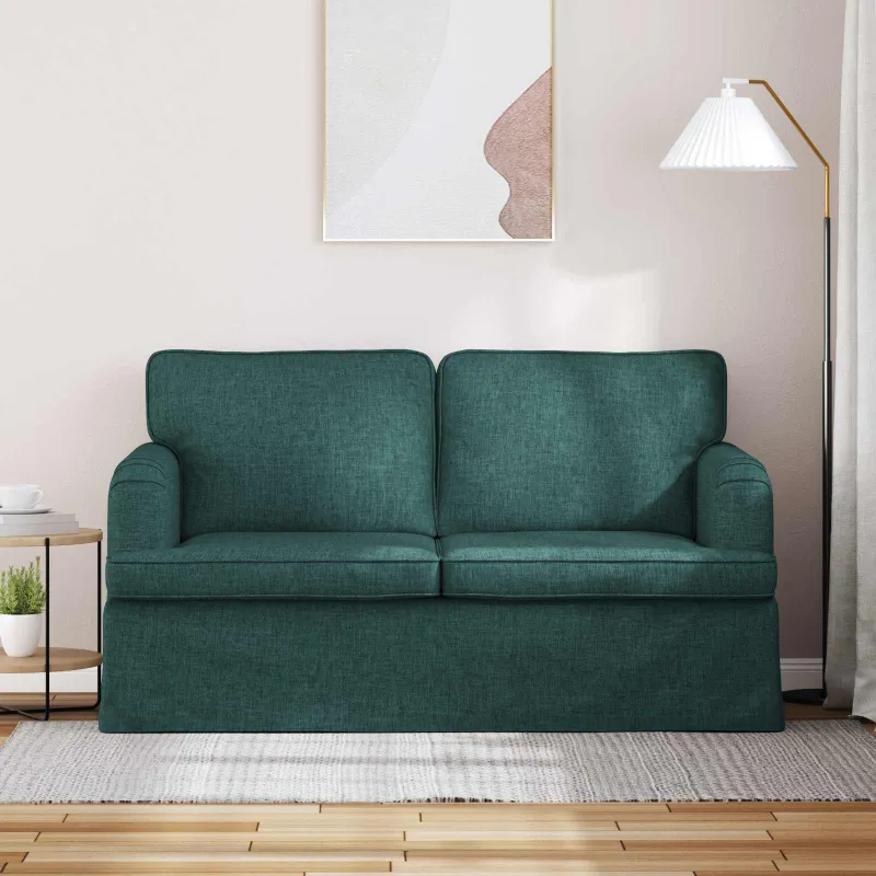 Sofa Tamsiai žalia 144 x 80 x 85 cm audinys