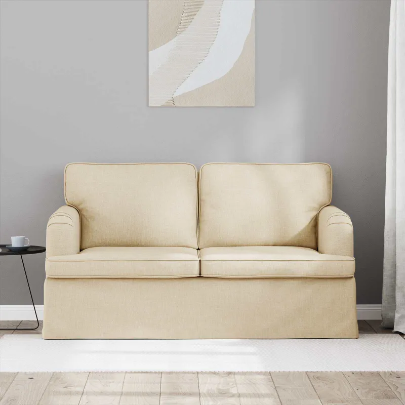 Sofa Kreminė 144 x 80 x 85 cm audinys