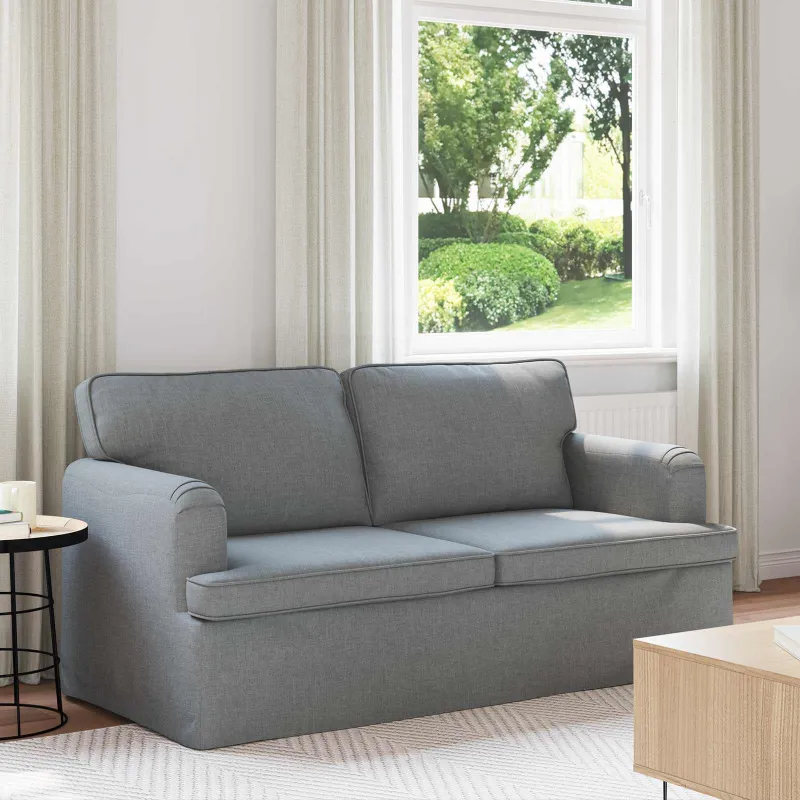 Sofa Šviesiai pilka 162 x 80 x 85 cm audinys
