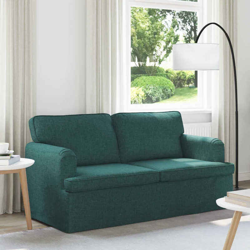 Sofa Tamsiai žalia 162 x 80 x 85 cm audinys